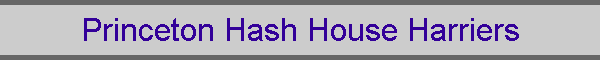 Princeton Hash House Harriers