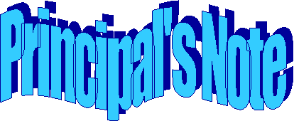 Principal's Note
