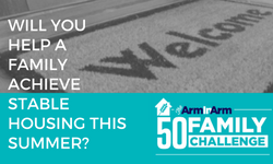 Help Meet Arm In Arm’s #50FamilyChallenge!