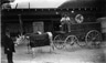Oxen drawn wagon for Uncle Rube Cigars
