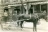 R.S. Clayton Delivery Wagon in front of Zazzali's Ice Cream Shop and Renwick's Restaurant