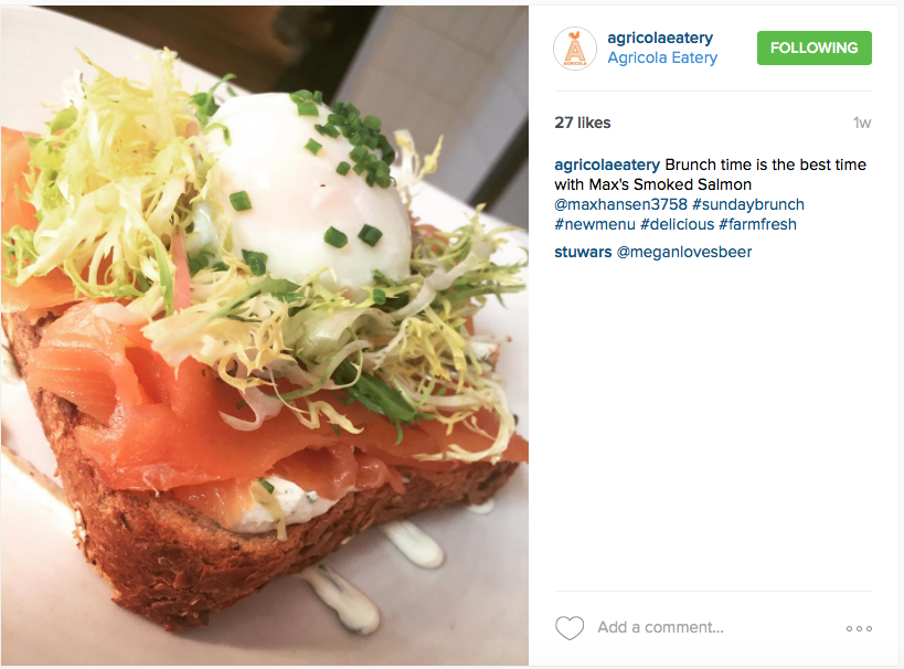 Agricola Eatery on Instagram
